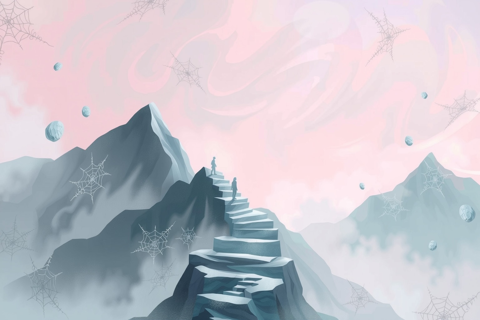 Sognare pendii scoscesi simboleggia sfide e lenta conquista personale.