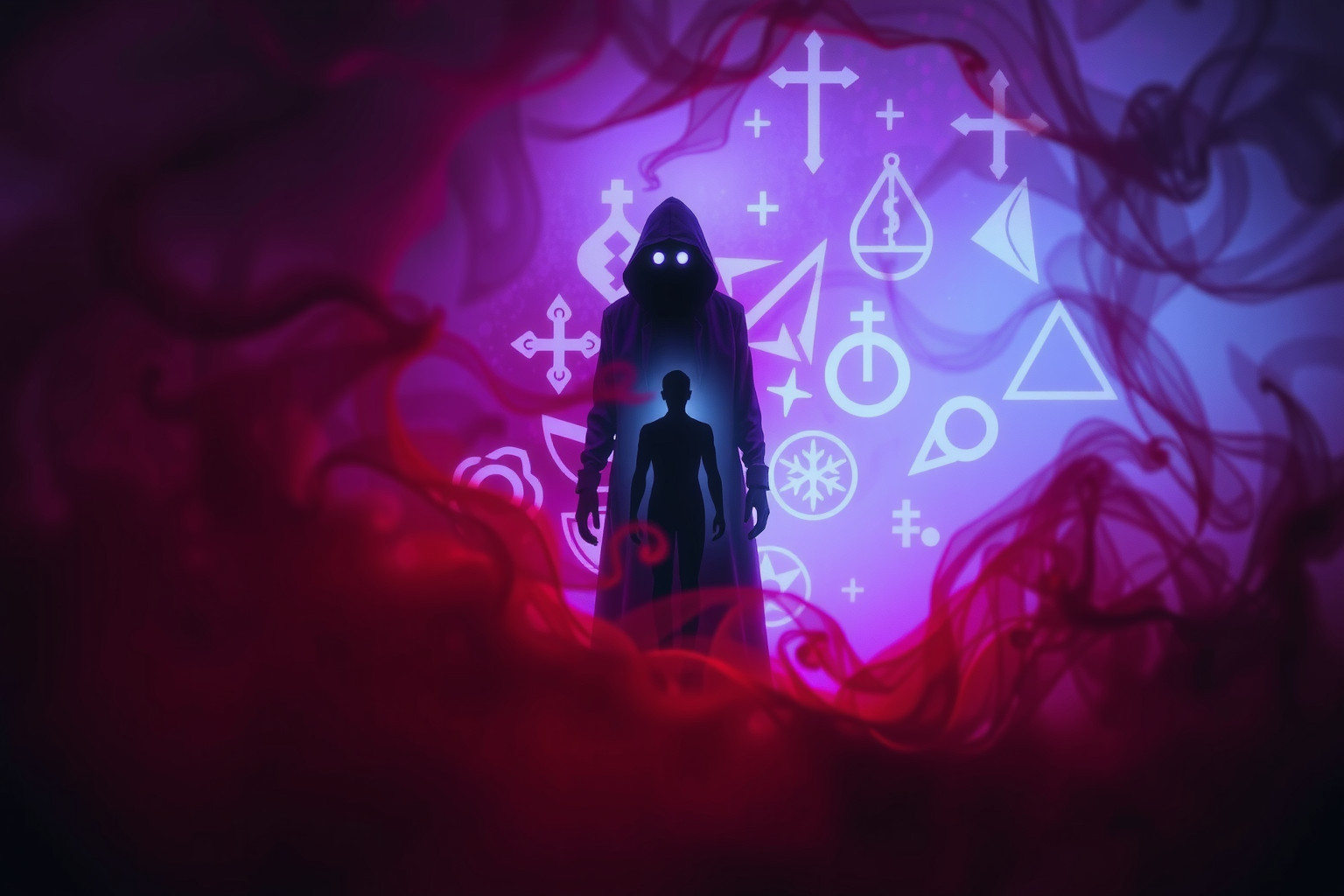 Sognare Satana che ti guarda riflette colpa e giudizio interiori.