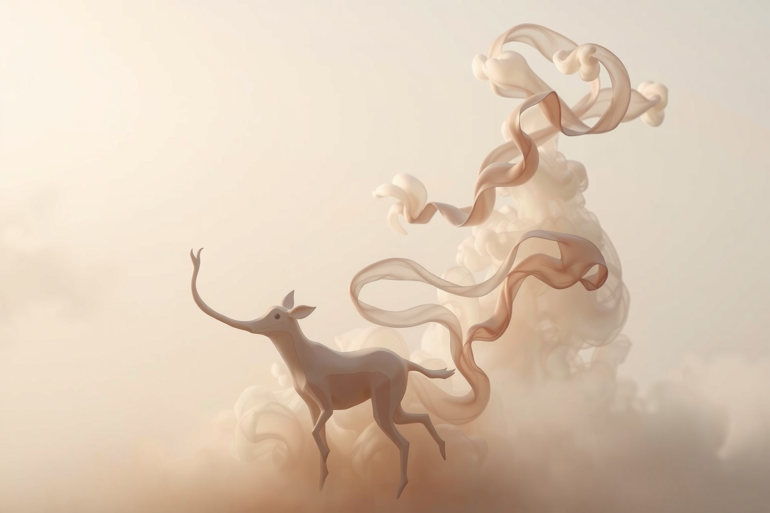 Sognare segnali di fumo animali indica messaggi istintivi nascosti.