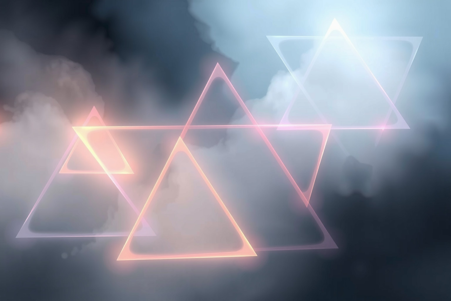 Sognare triangoli intersecati riflette connessioni emotive e conflitti interiori.