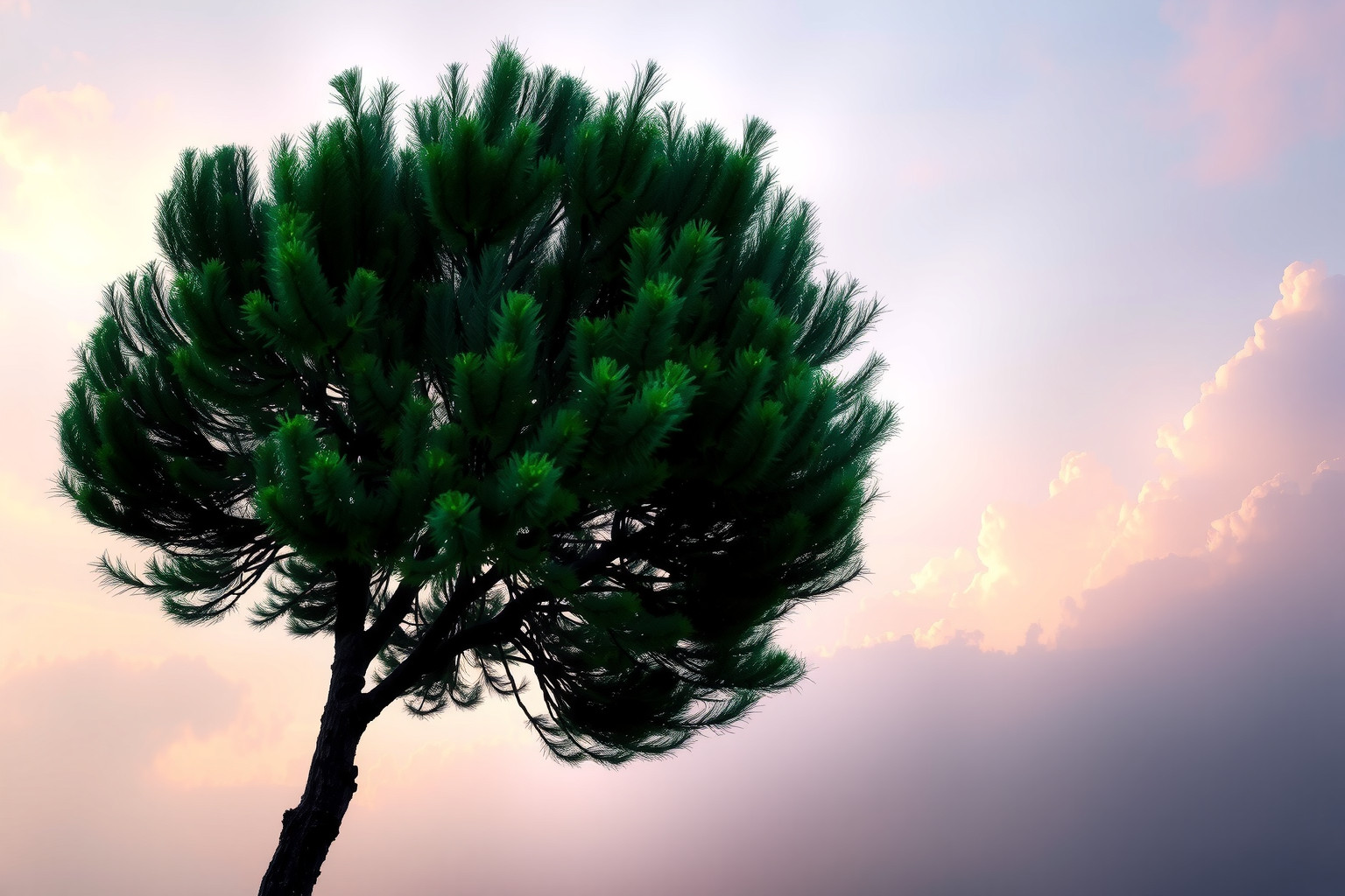 Sognare un abete nero verde simboleggia vitalità e speranza rinnovata.