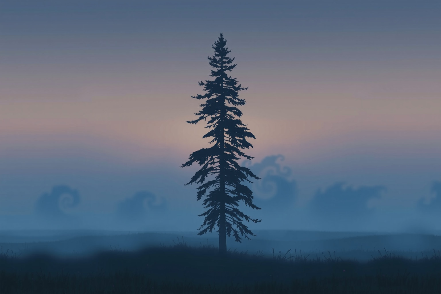 Sognare un abete nero solitario simboleggia forza e isolamento interiore.