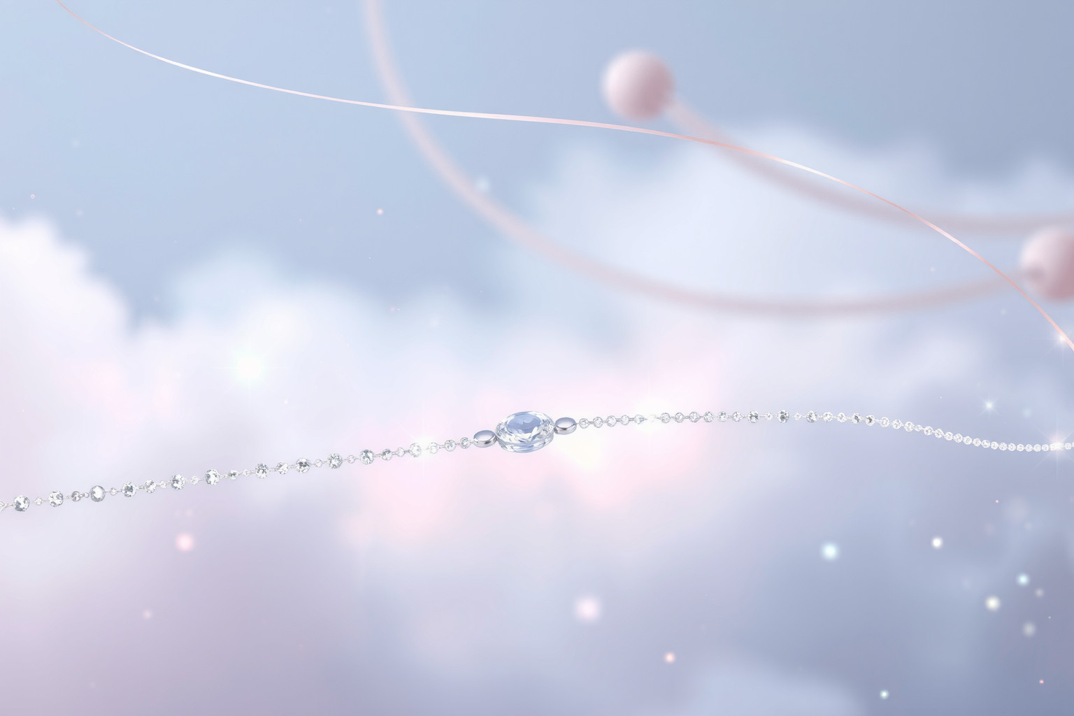 Sognare un braccialetto di diamanti simboleggia valore e prestigio.