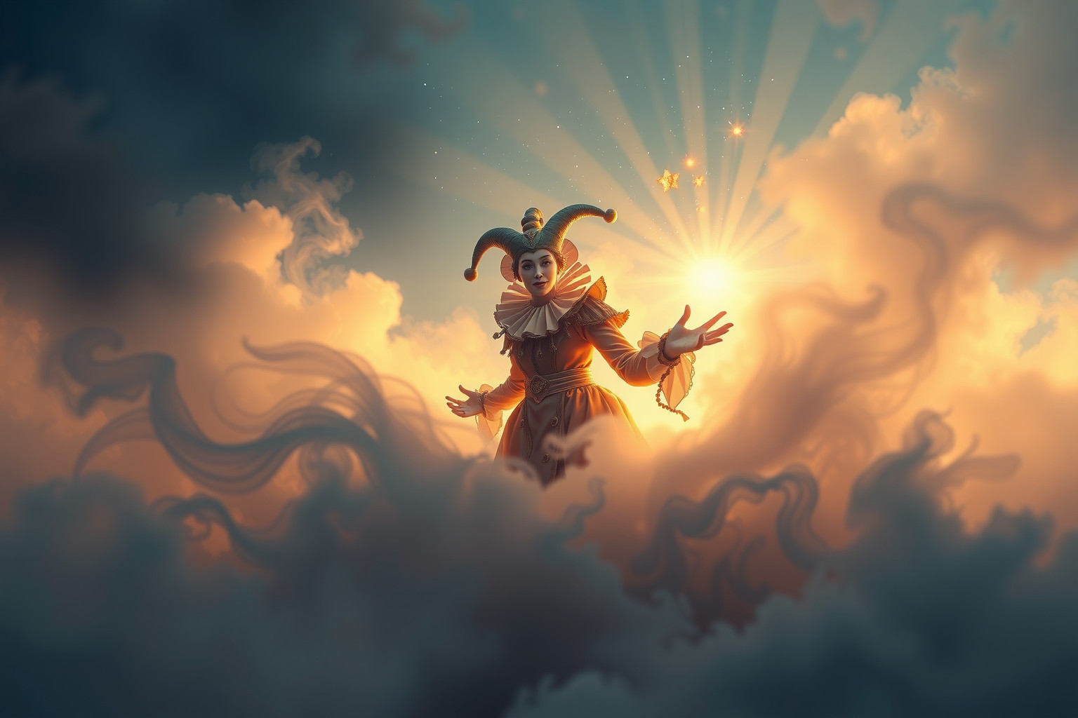 Sognare un buffone che risorge simboleggia rinascita e speranza.