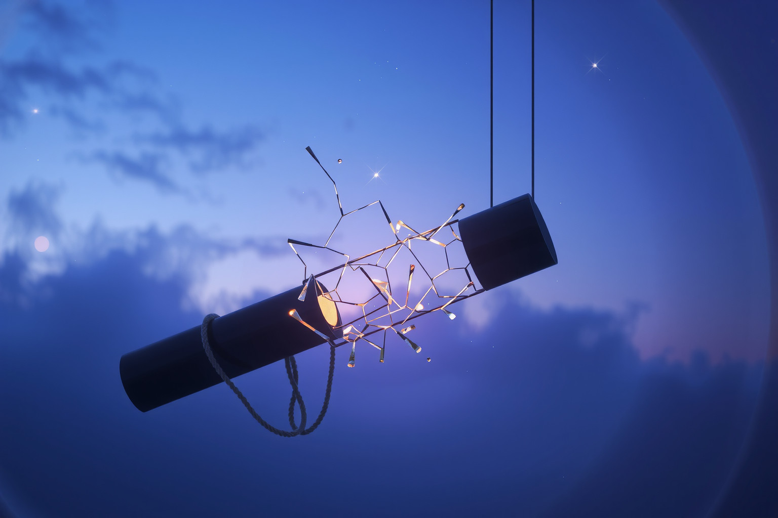 Sognare un cannocchiale rotto simboleggia obiettivi confusi e sfidanti.