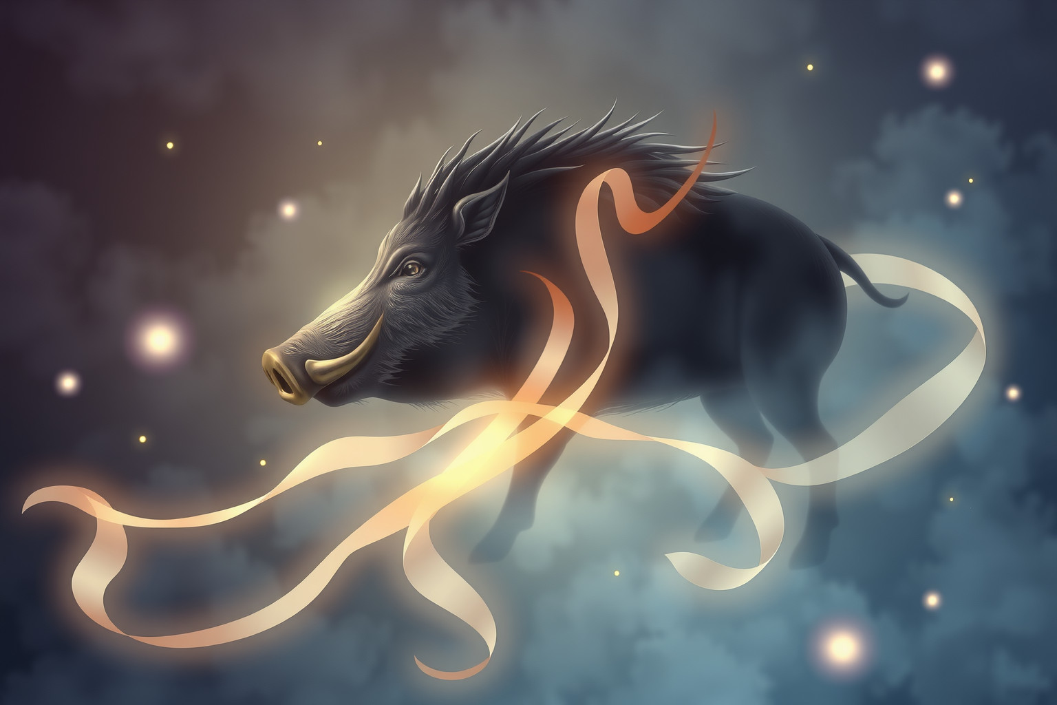 Sognare un cinghiale addomesticato simboleggia controllo sugli istinti selvaggi.