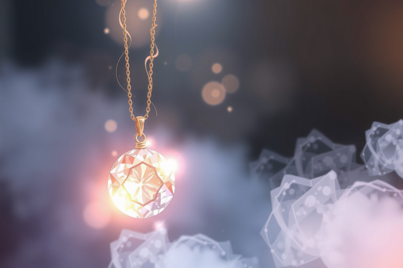 Sognare un ciondolo con pietra preziosa simboleggia protezione e valori interiori.