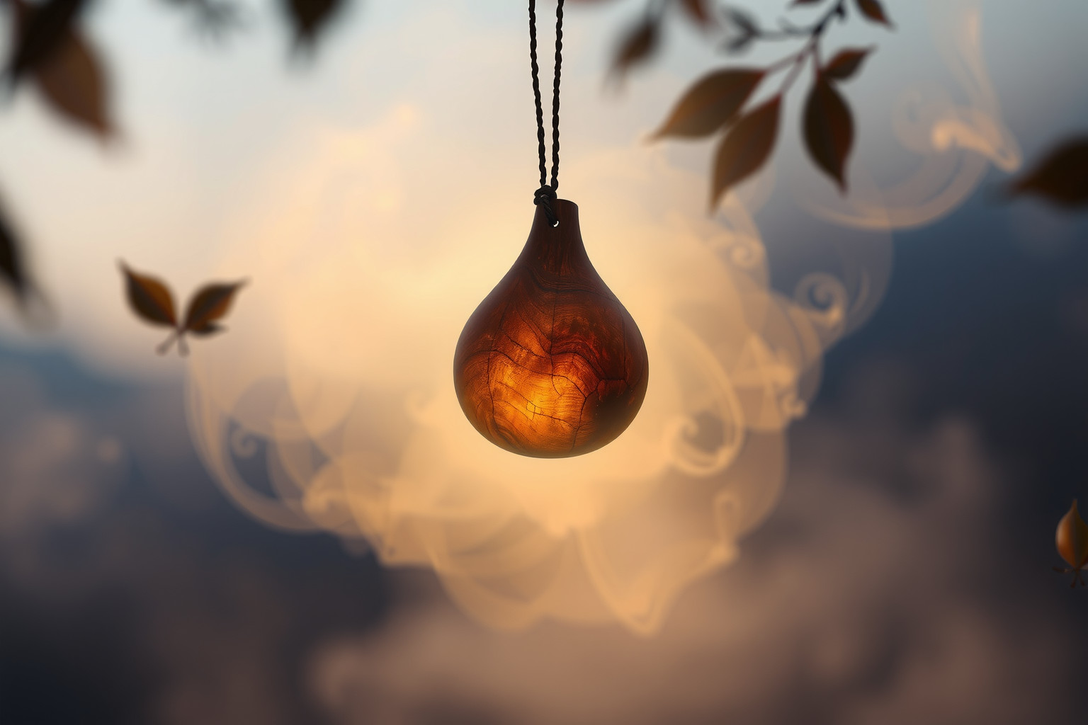 Sognare un ciondolo di legno simboleggia radici e autenticità interiore.