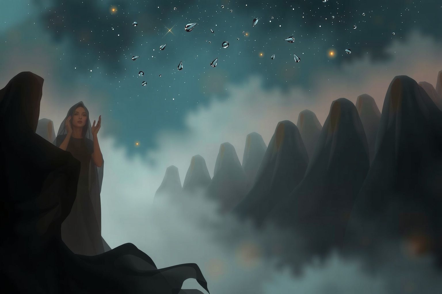 Sognare un coro triste riflette dolore interiore e perdita imminente.