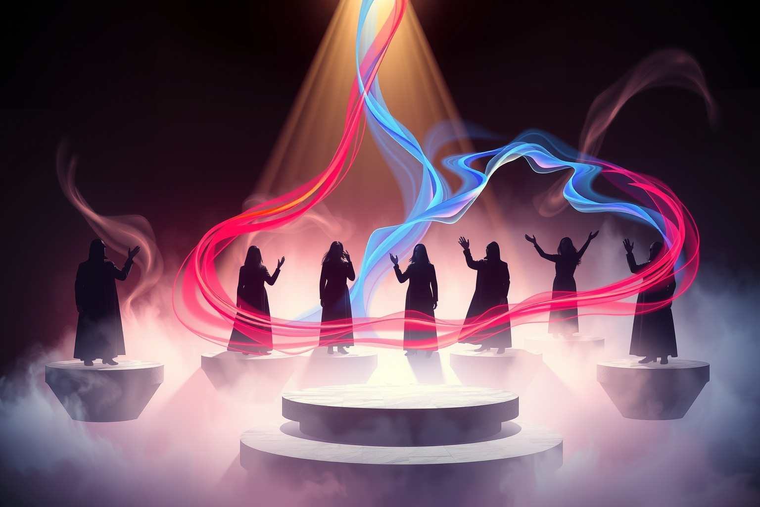 Sognare un coro competitivo riflette ambizione e desiderio di successo.