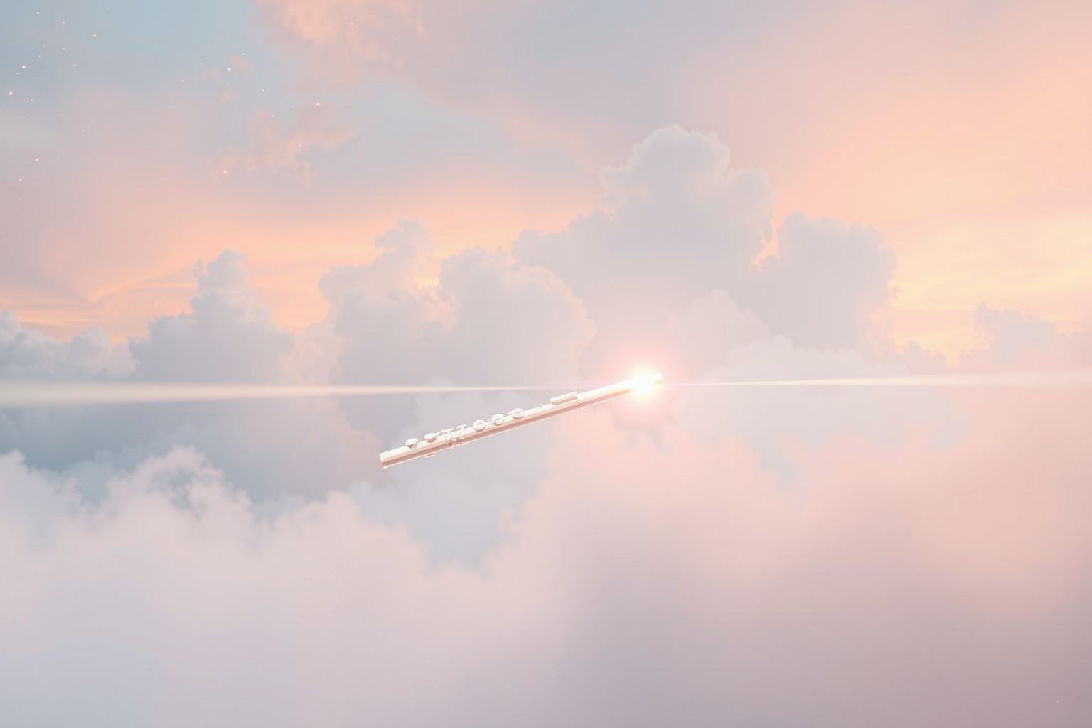 Sognare un flauto volante simboleggia desiderio di libertà e creatività.