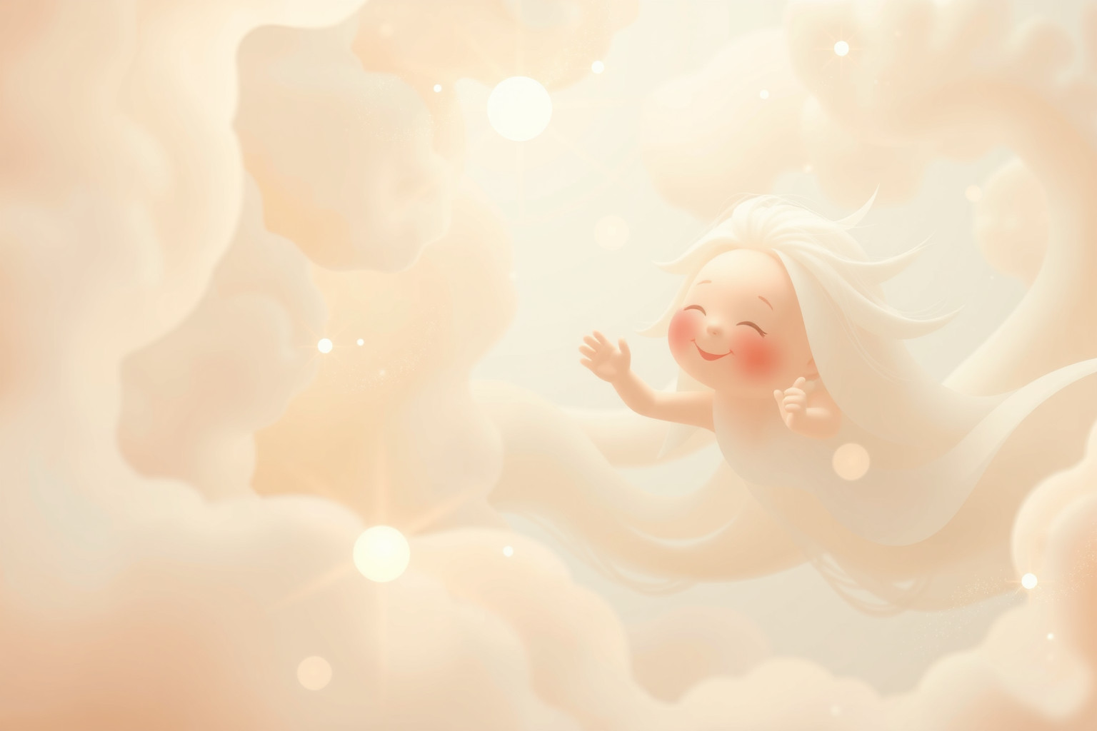 Sognare un gentile che ride simboleggia gioia e armonia interiore.