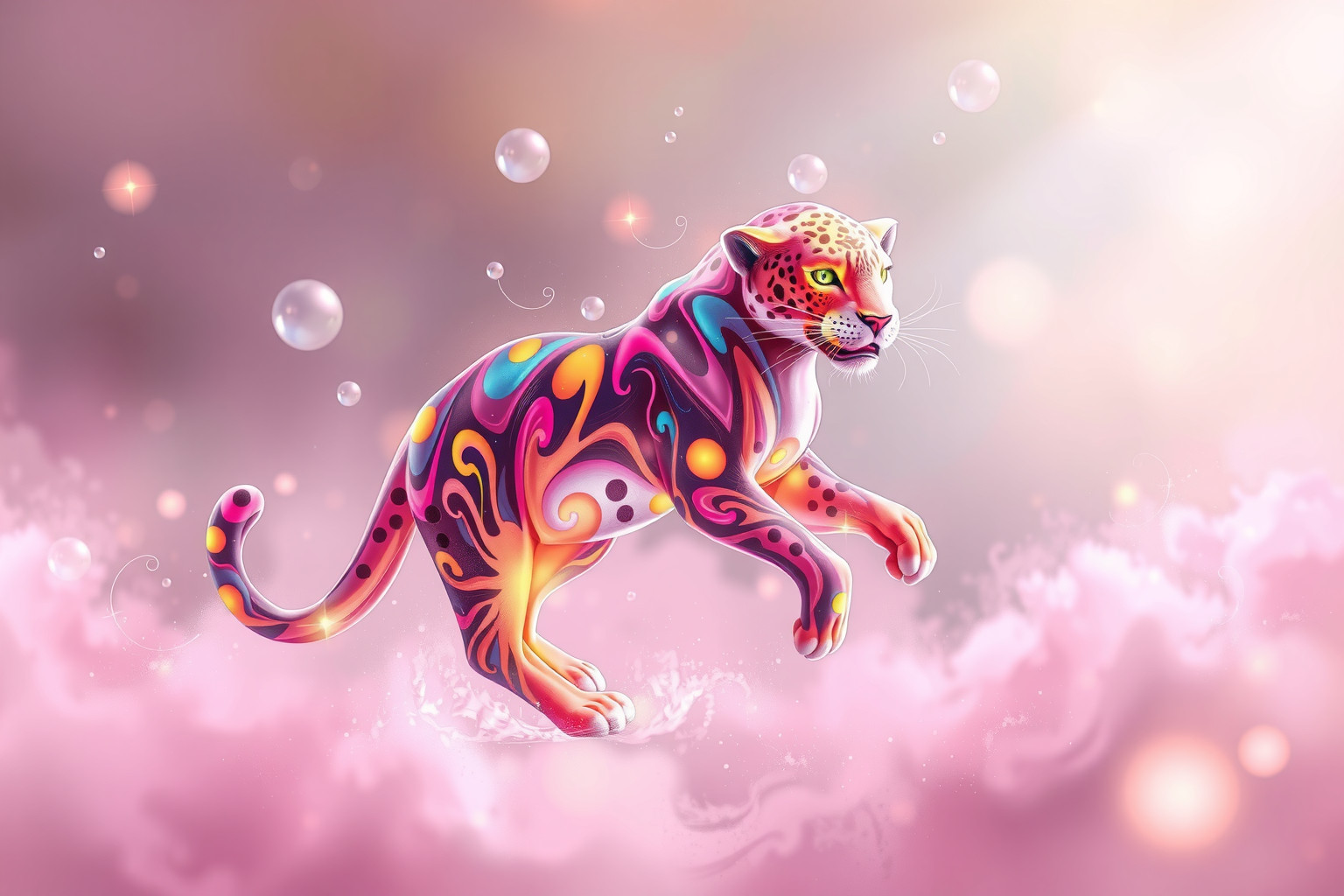 Sognare un giaguaro giocoso simboleggia gioia e creatività interiore.