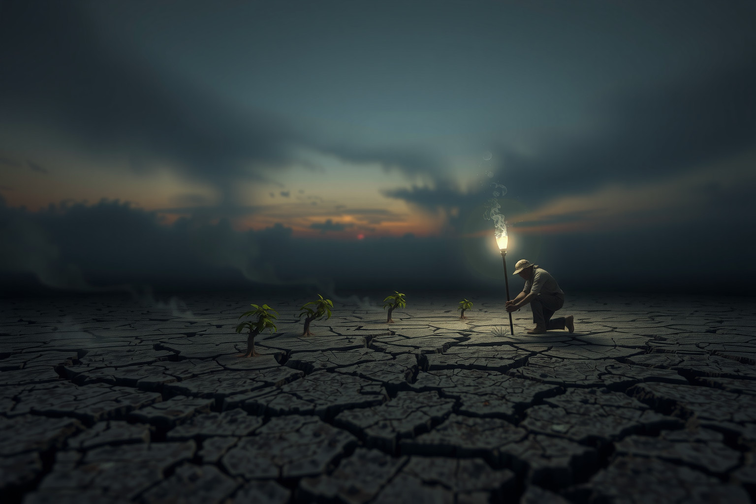 Sognare un giardiniere in giardino secco simboleggia necessità di cambiamento.