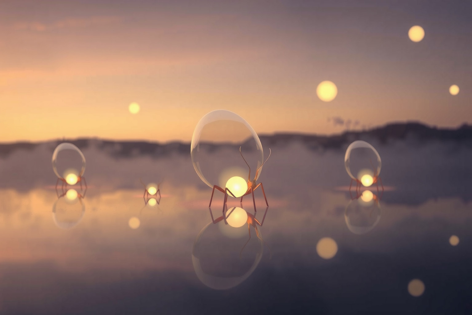 Sognare un grillo silenzioso riflette calma interiore e riflessione.