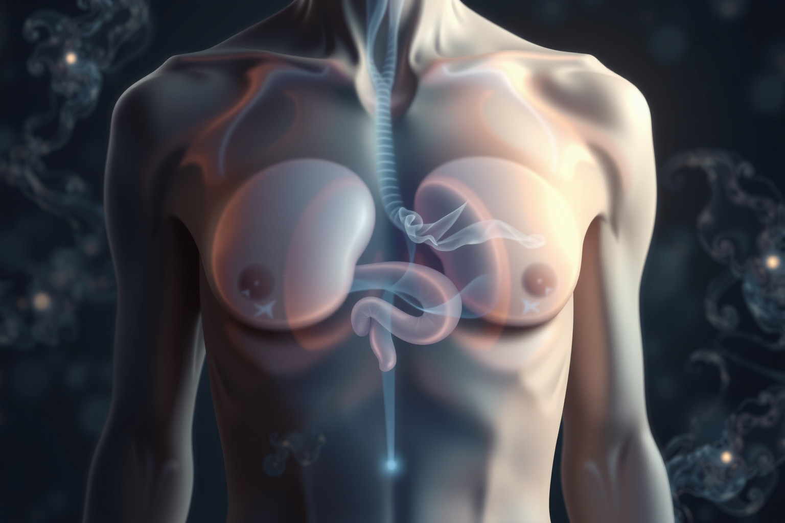 Sognare un intestino vuoto simboleggia insicurezza emotiva nascosta.