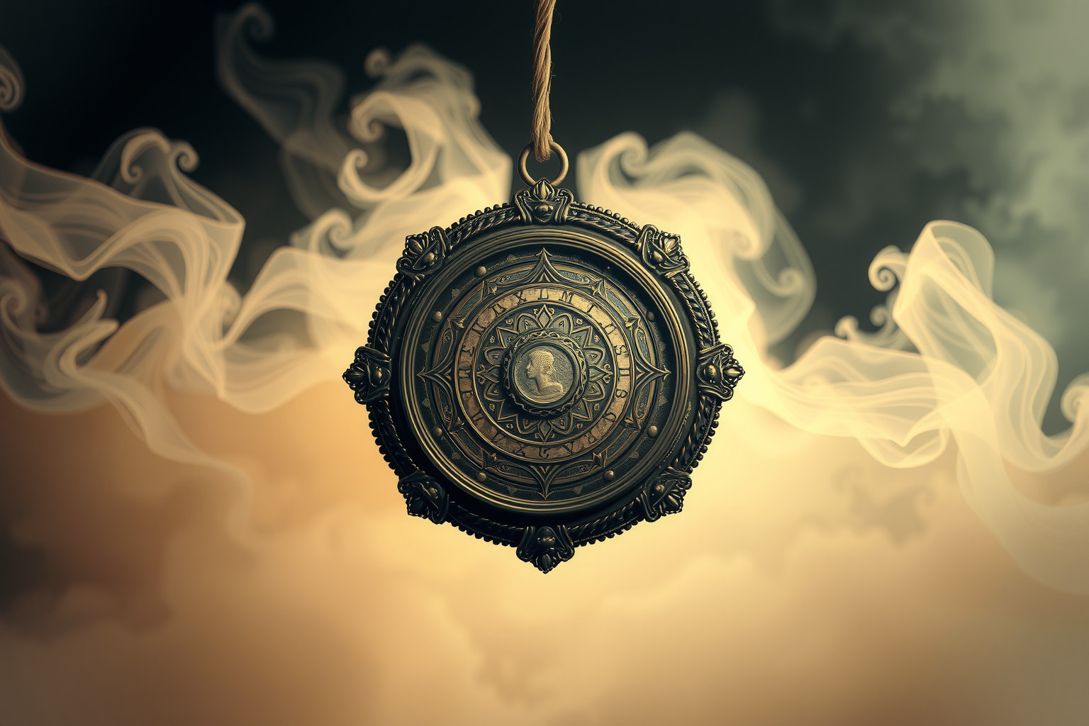 Sognare un medaglione antico rivela legami profondi con il passato.