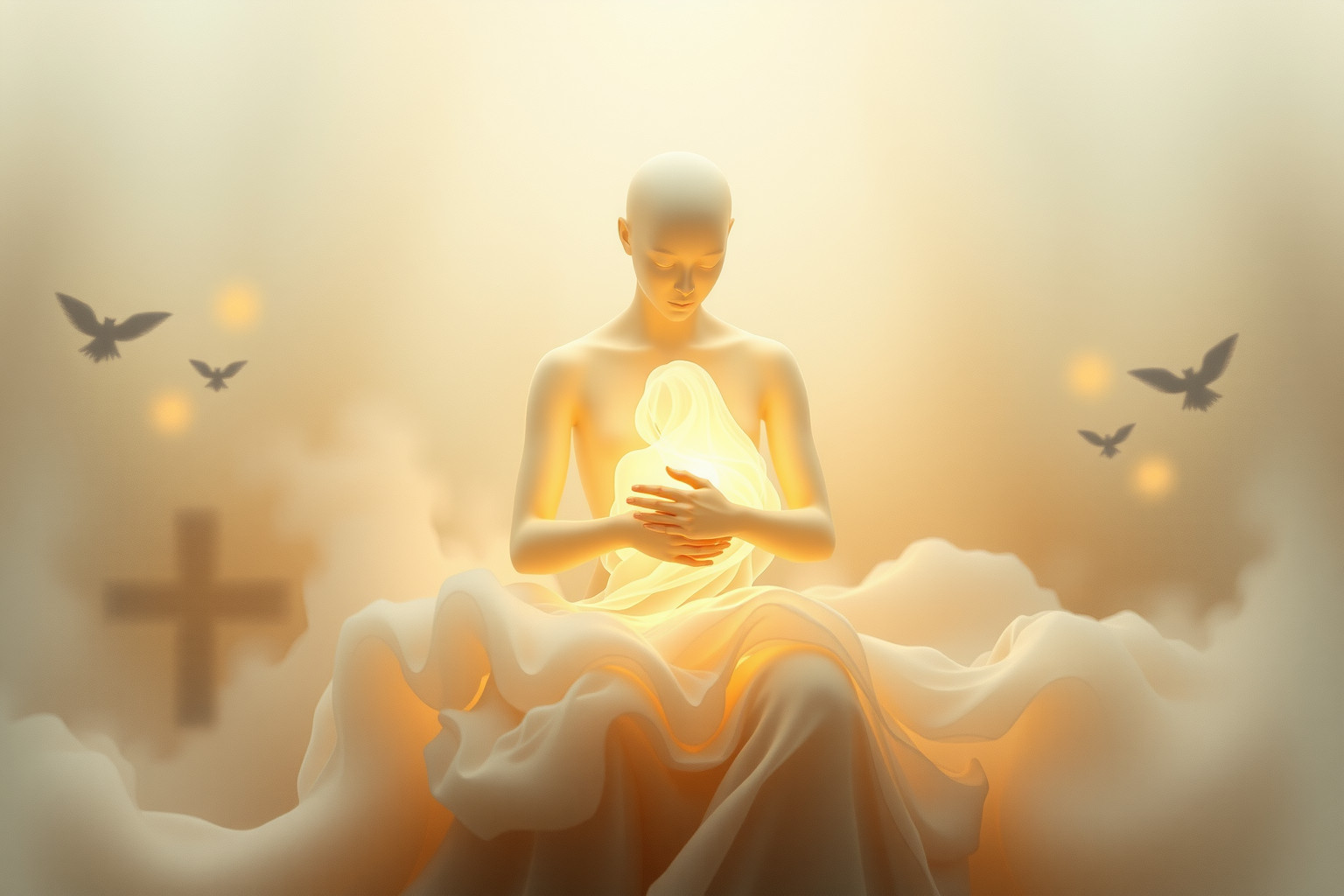 Sognare un medico che consola simboleggia guarigione emotiva profonda.