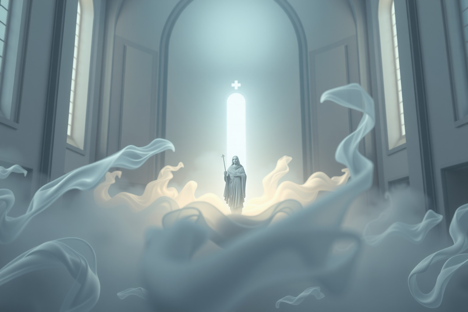 Sognare un pastore in chiesa simboleggia guida spirituale e protezione.