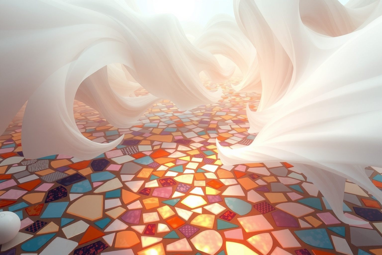 Sognare un pavimento a mosaico riflette scelte e tappe della vita.