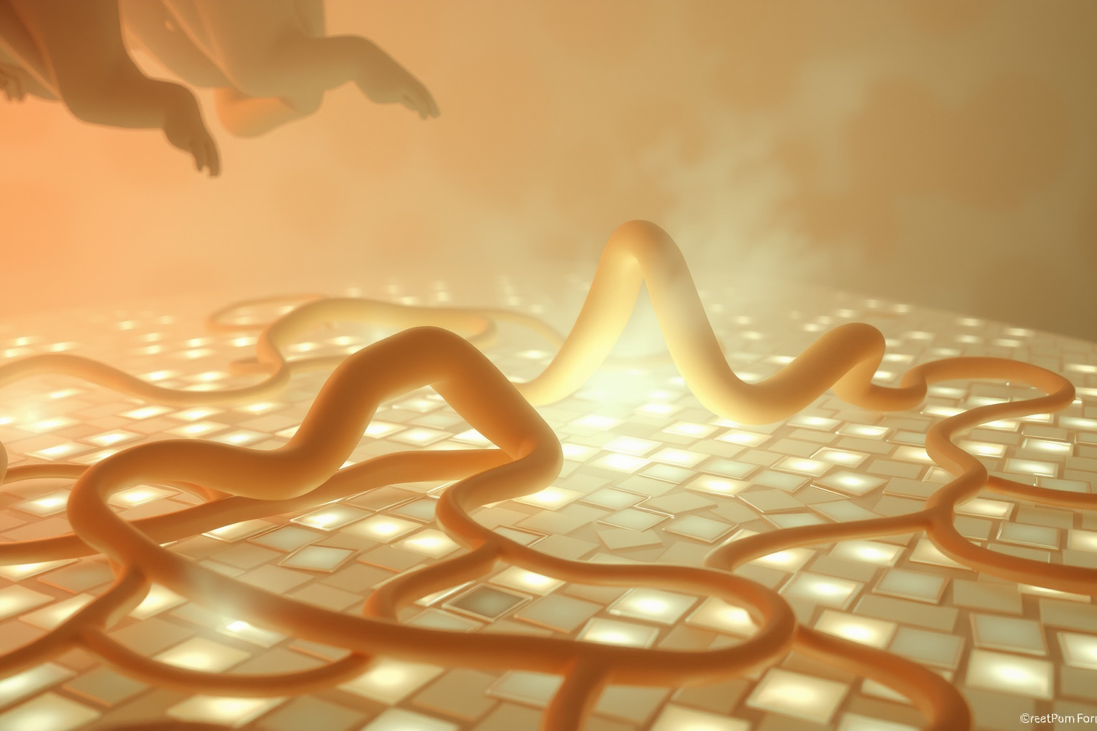 Sognare mosaici antropomorfi riflette complessità dell’identità personale nascosta.