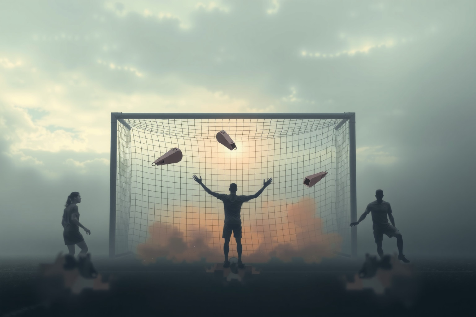 Sognare un rigore inesistente rivela ingiustizia e tensione interiore.