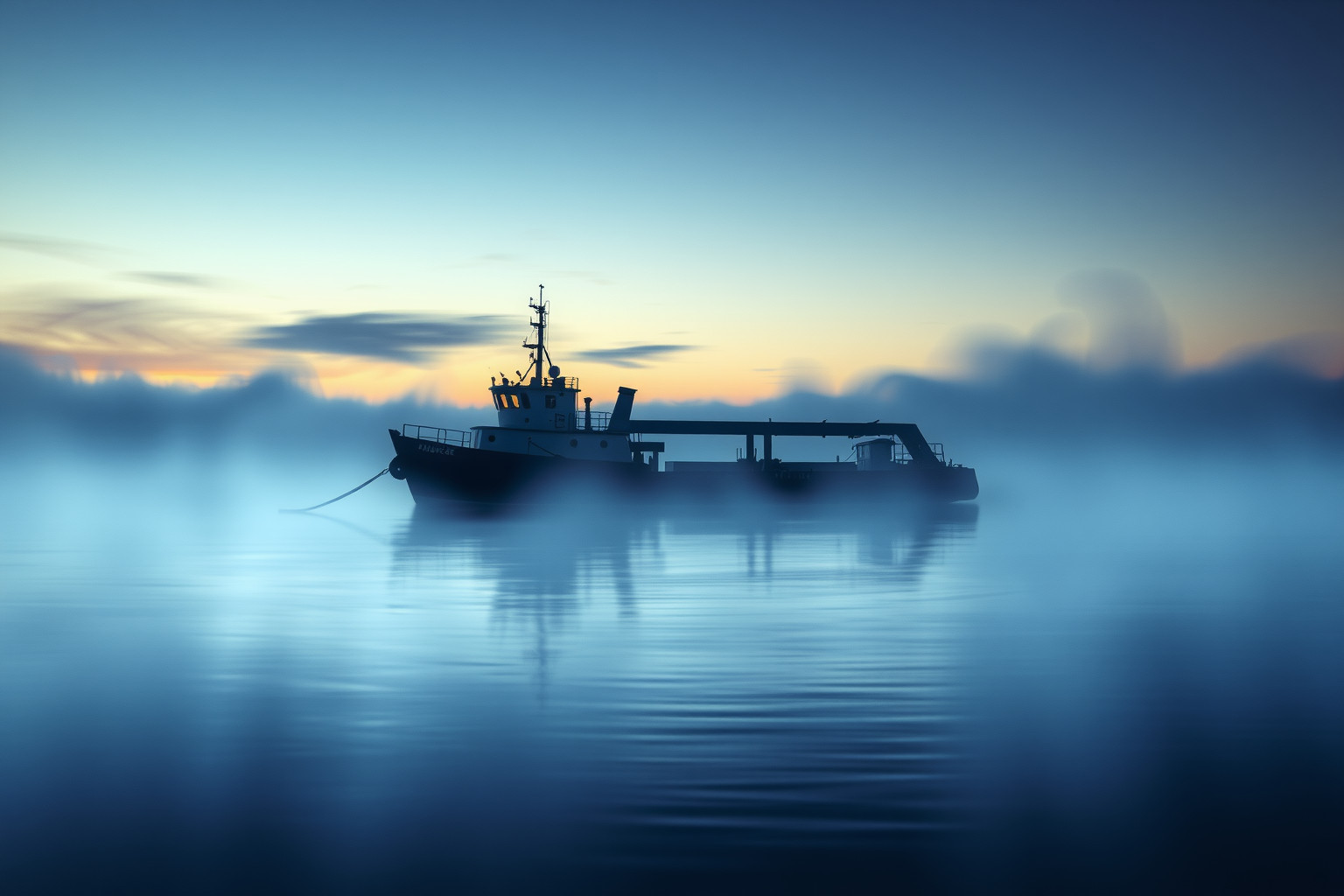 Sognare un rimorchiatore silenzioso simboleggia supporto nascosto e discreto.