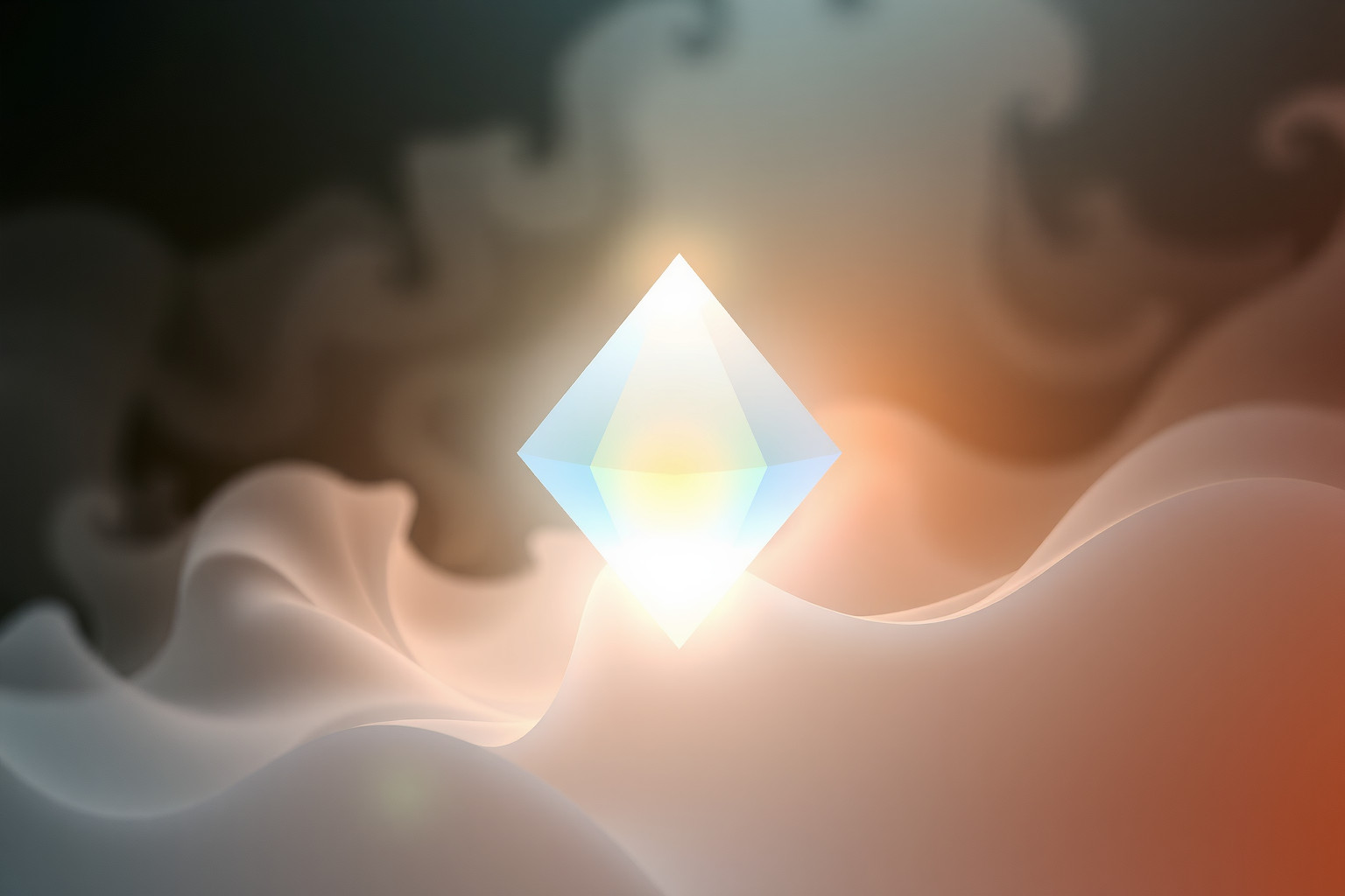 Sognare rombi che cambiano colore simboleggia evoluzione interiore profonda.