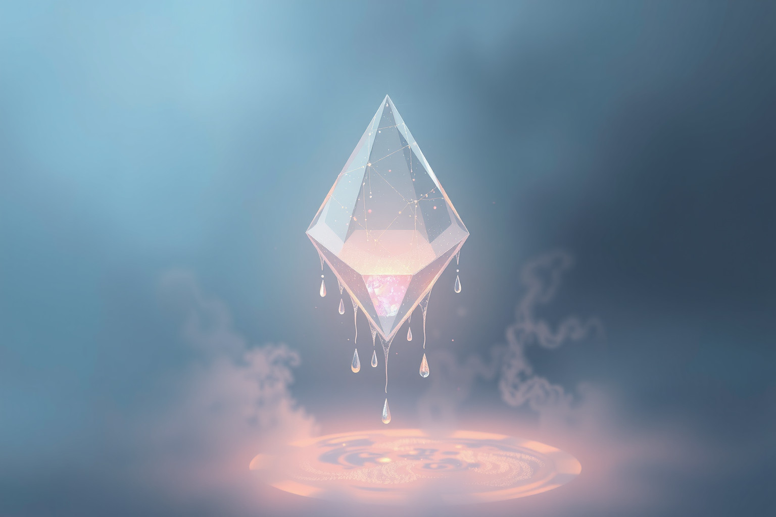 Sognare un rombo che piange simboleggia profonda tristezza interiore.