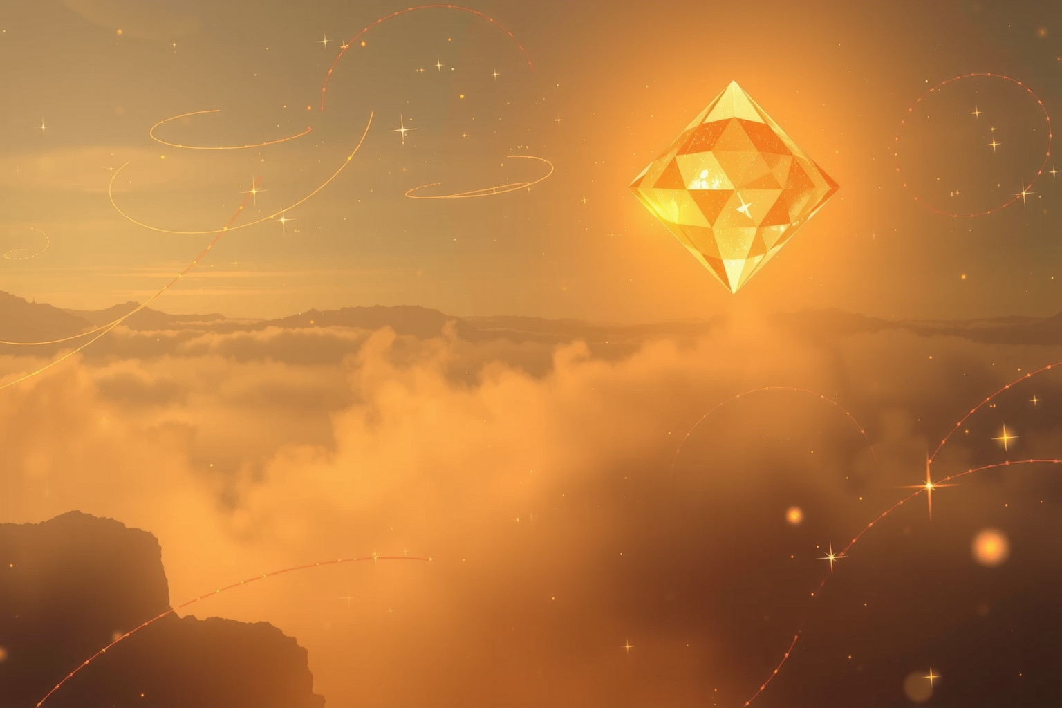 Sognare un rombo dorato simboleggia prosperità e successo stabile.