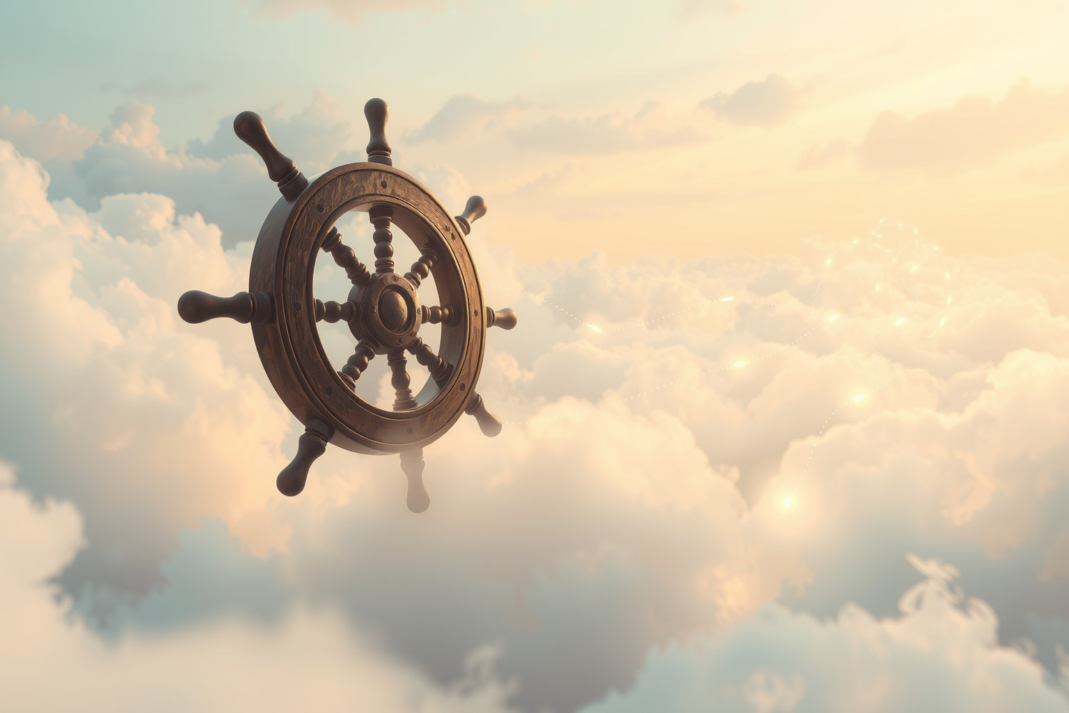 Sognare un timone simboleggia guida e controllo nella vita.
