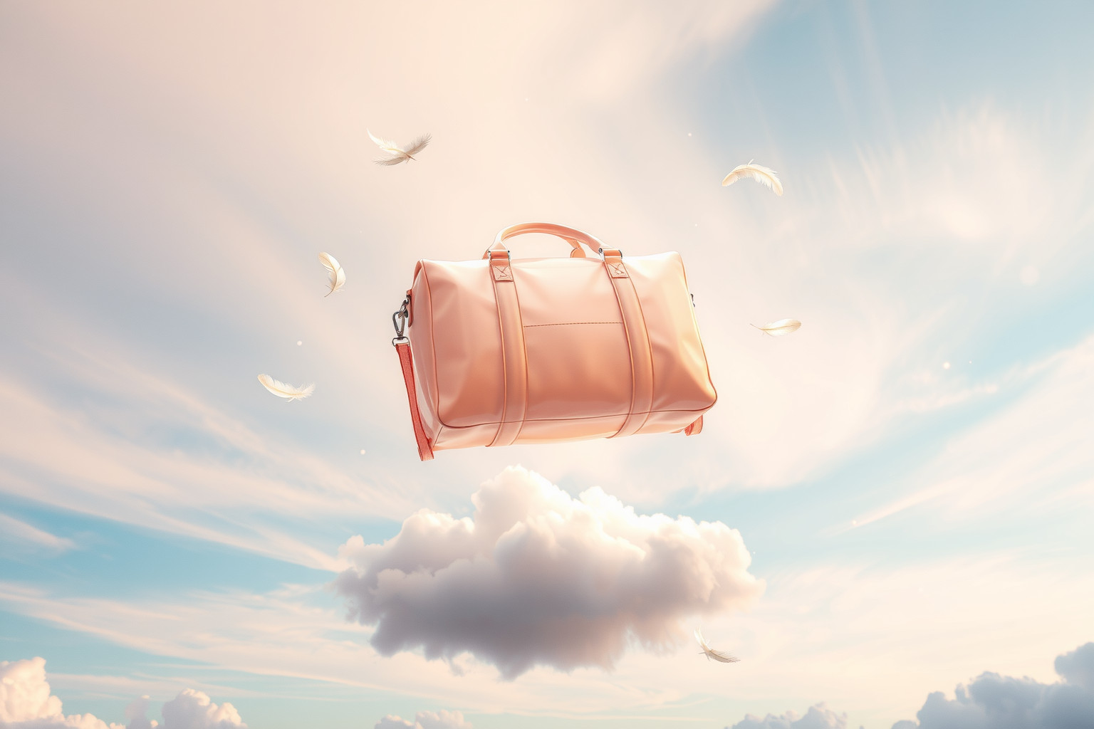 Sognare borsa da viaggio leggera simboleggia leggerezza emotiva e libertà.