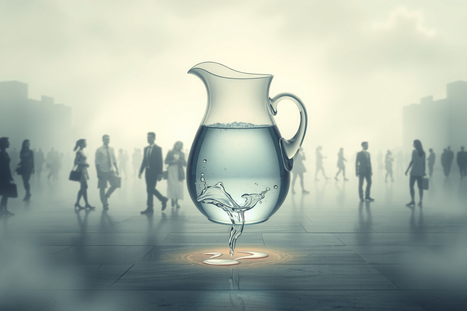 Sognare brocca d’acqua pubblica indica vulnerabilità e desiderio di connessione.