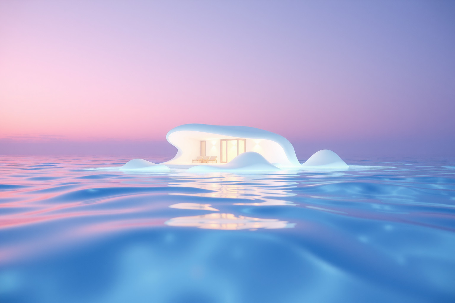 Sognare casa estiva sommersa riflette emozioni sommerse e cambiamenti.