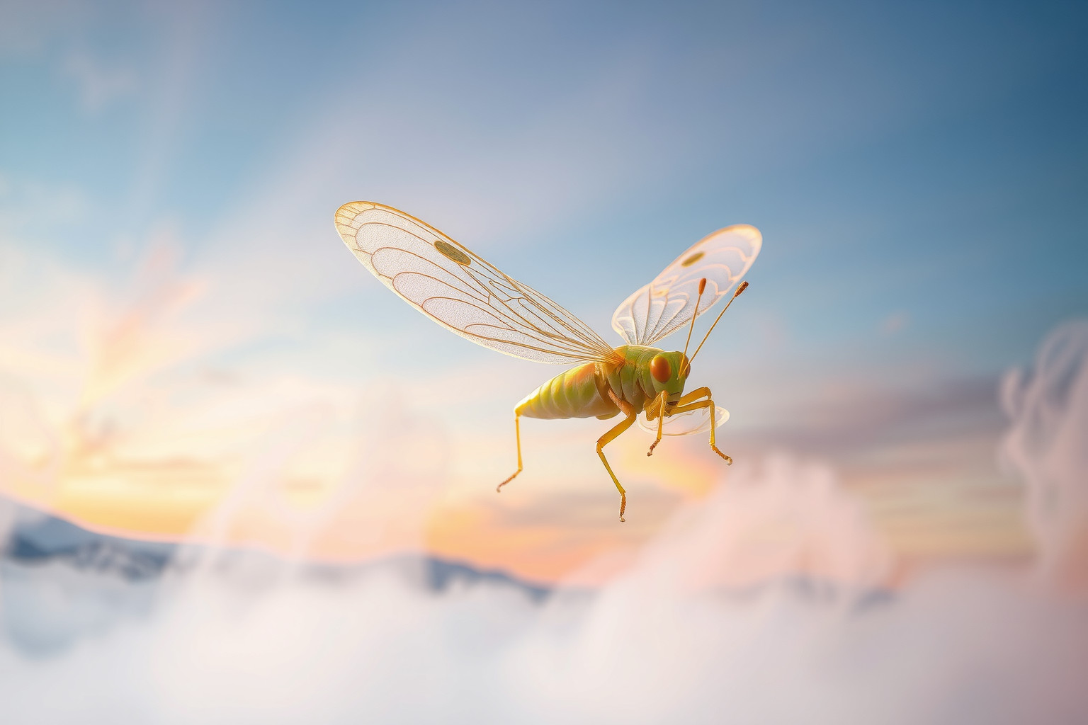 Sognare cavalletta che vola simboleggia cambiamento e libertà imminente.