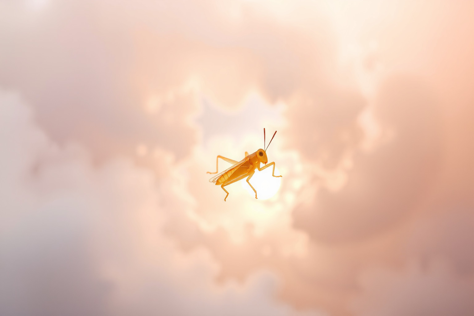 Sognare una cavalletta neonata simboleggia nuovi inizi e speranze.