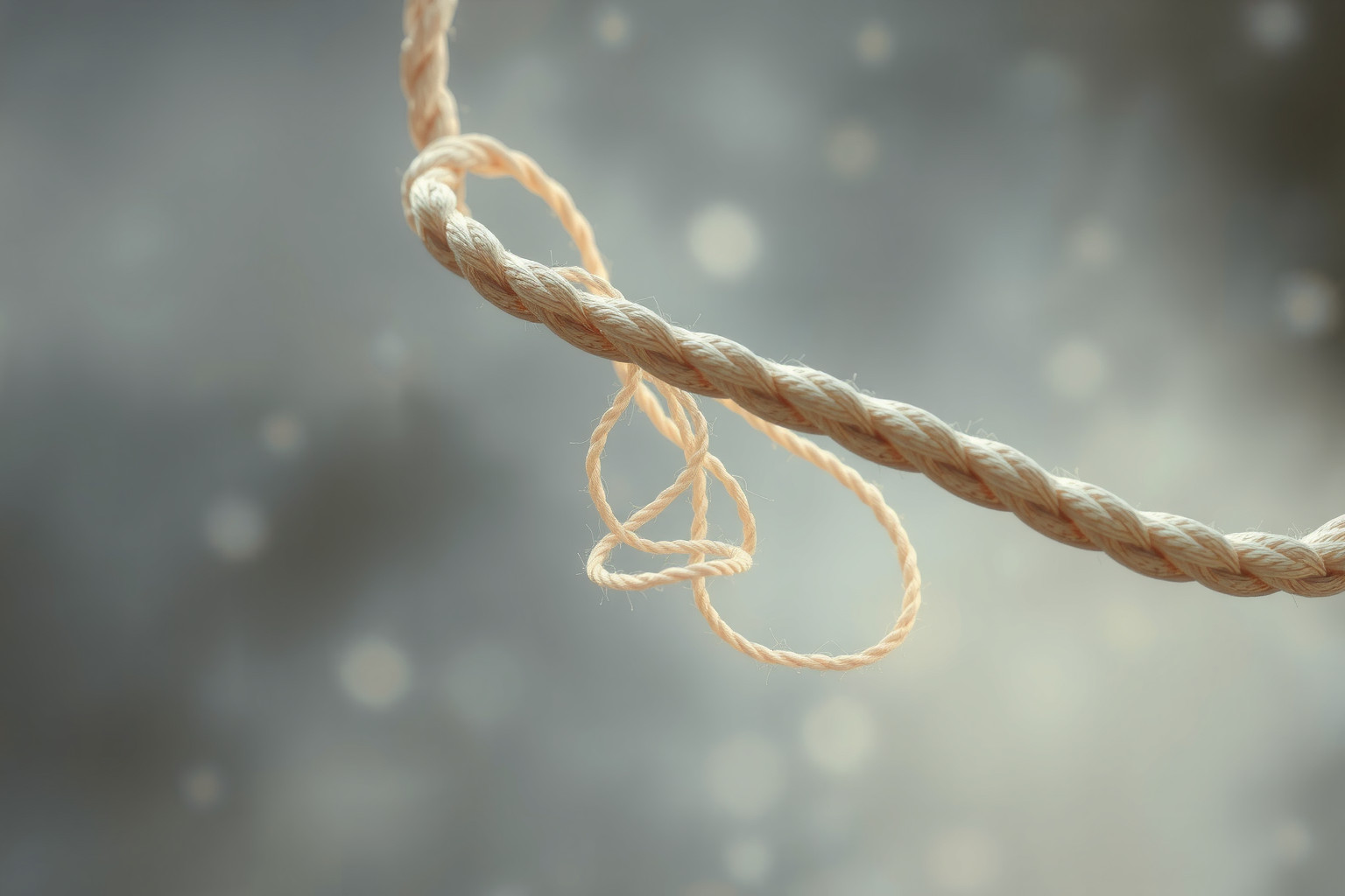 Sognare corde intrecciate riflette legami intricati e relazioni complesse.