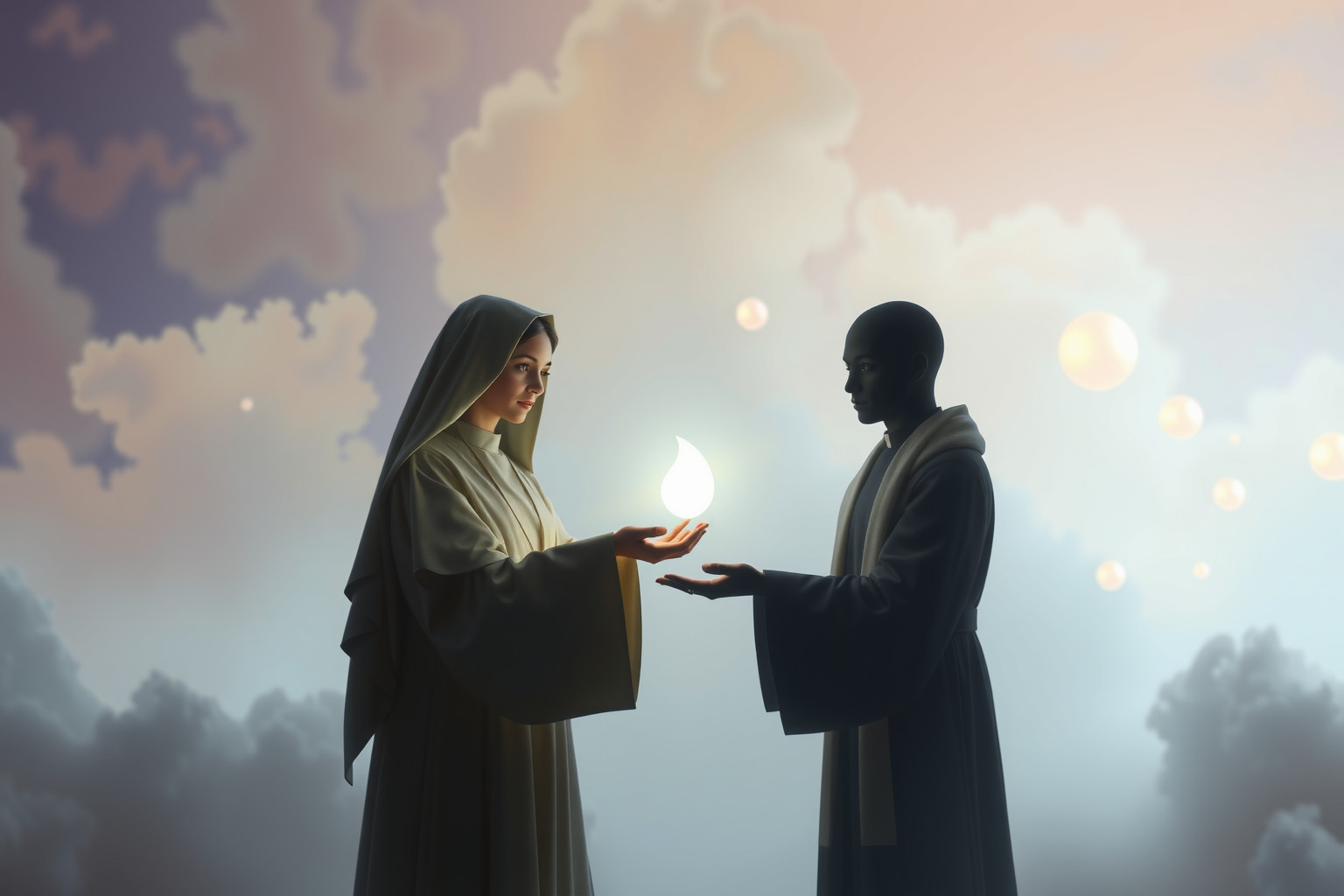 Sognare una diacona che dona un oggetto simboleggia guida spirituale.