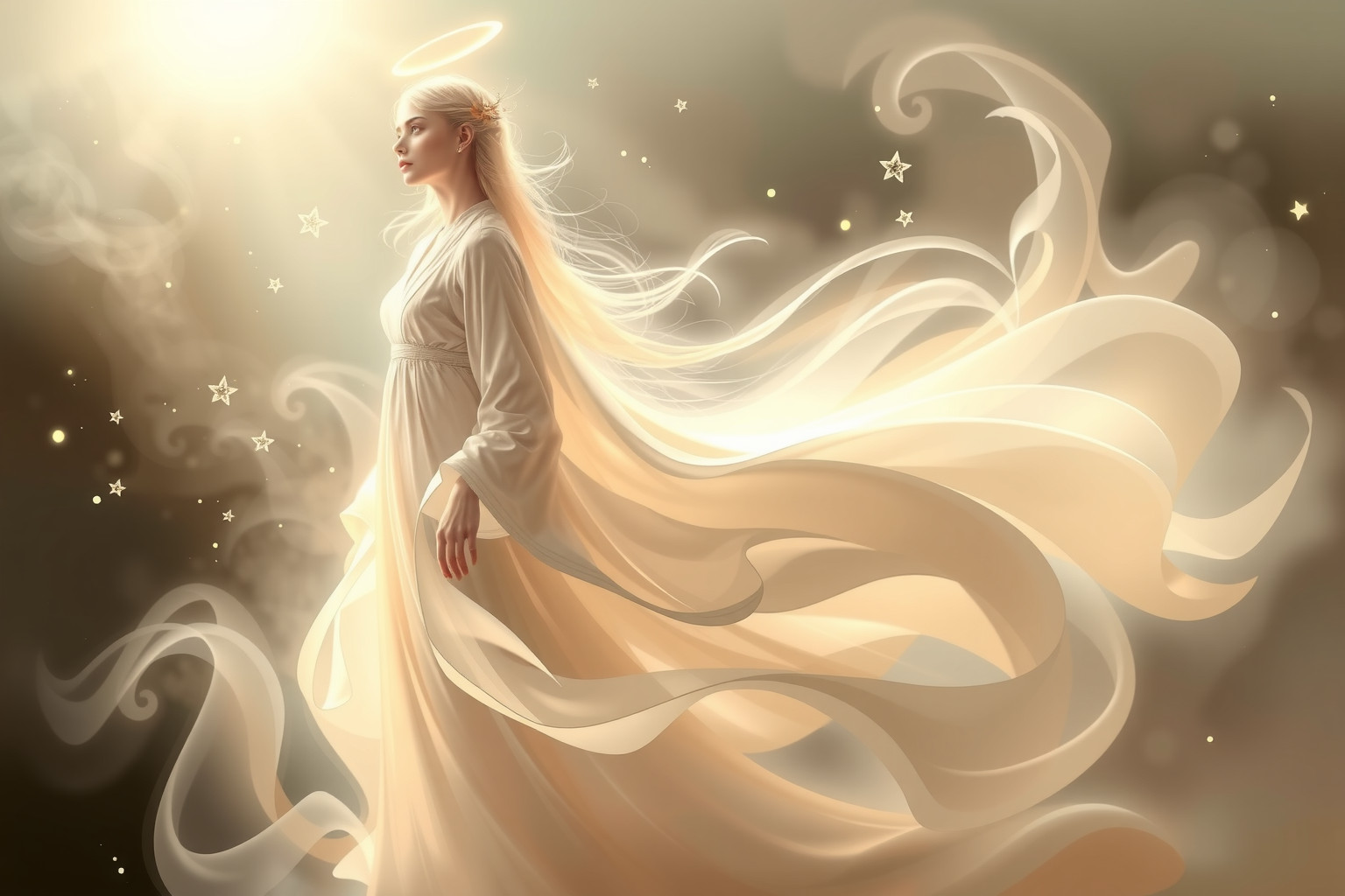 Sognare una diacona bianca simboleggia purezza e guida spirituale.