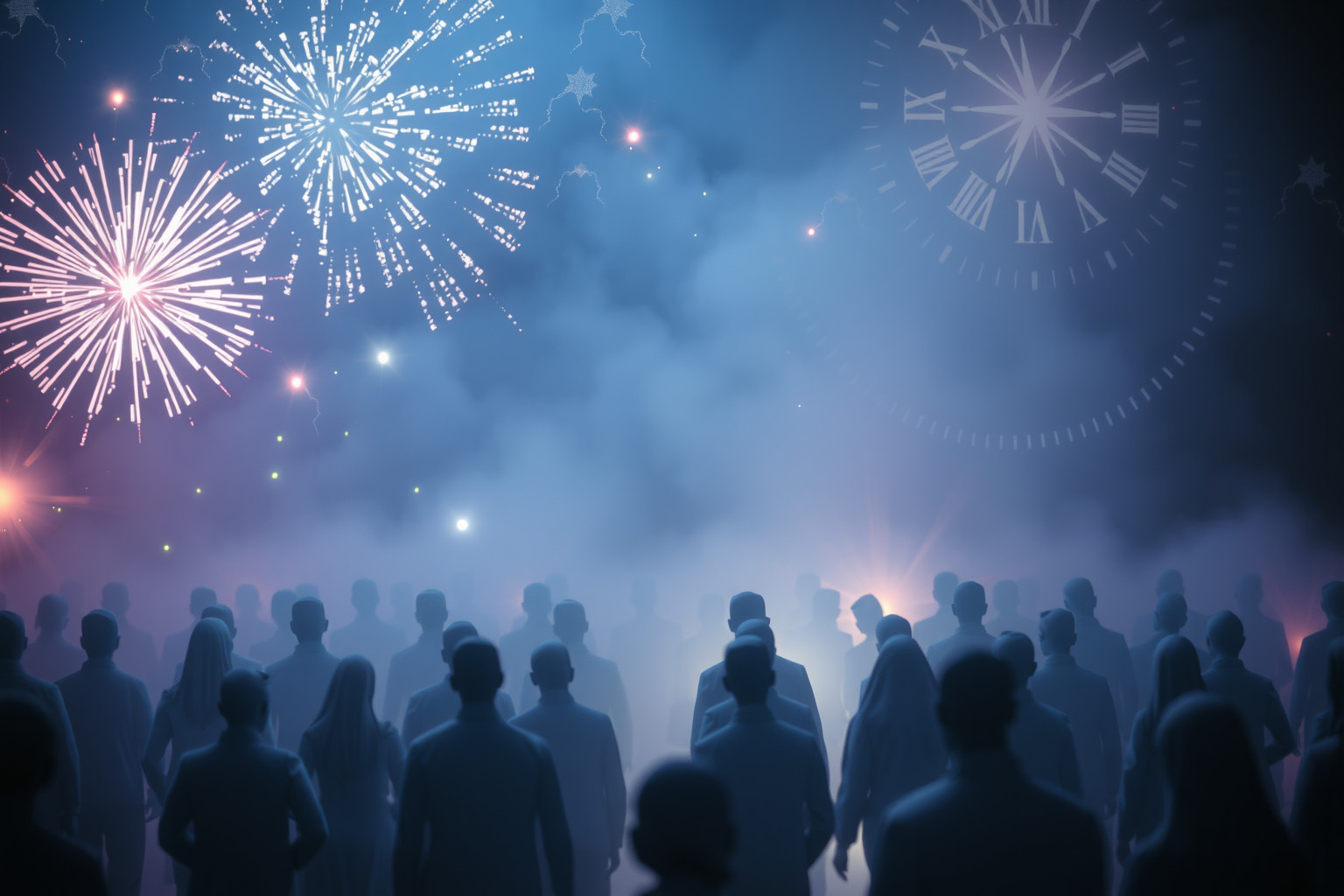 Sognare festa di San Silvestro affollata simboleggia nuovi inizi prosperi.