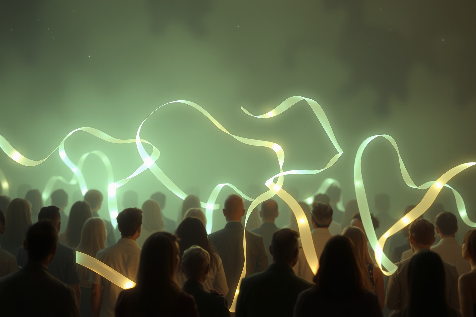 Sognare folle multiculturali riflette apertura mentale e empatia globale.