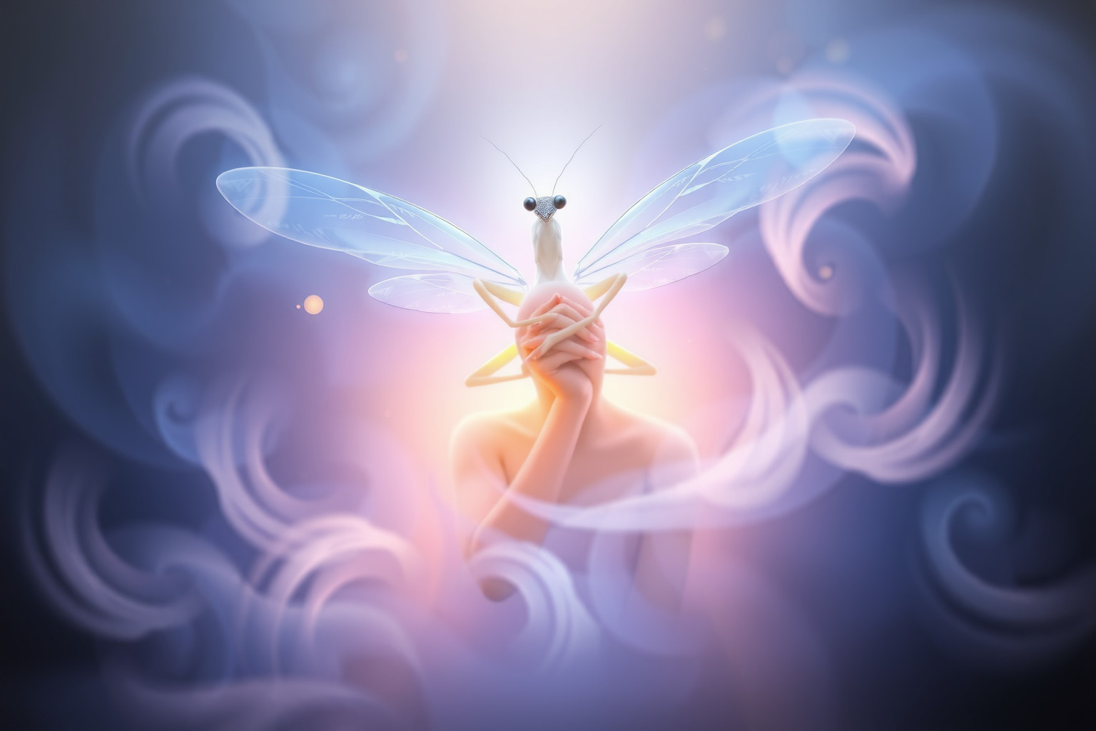 Sognare una mantide protegge: guida spirituale e sicurezza interiore.