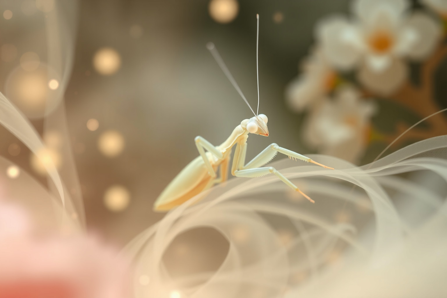 Sognare una mantide piccola simboleggia attenzione ai dettagli nascosti.