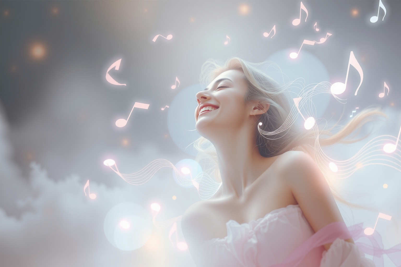 Sognare una musa che ride simboleggia felicità e libertà interiore.