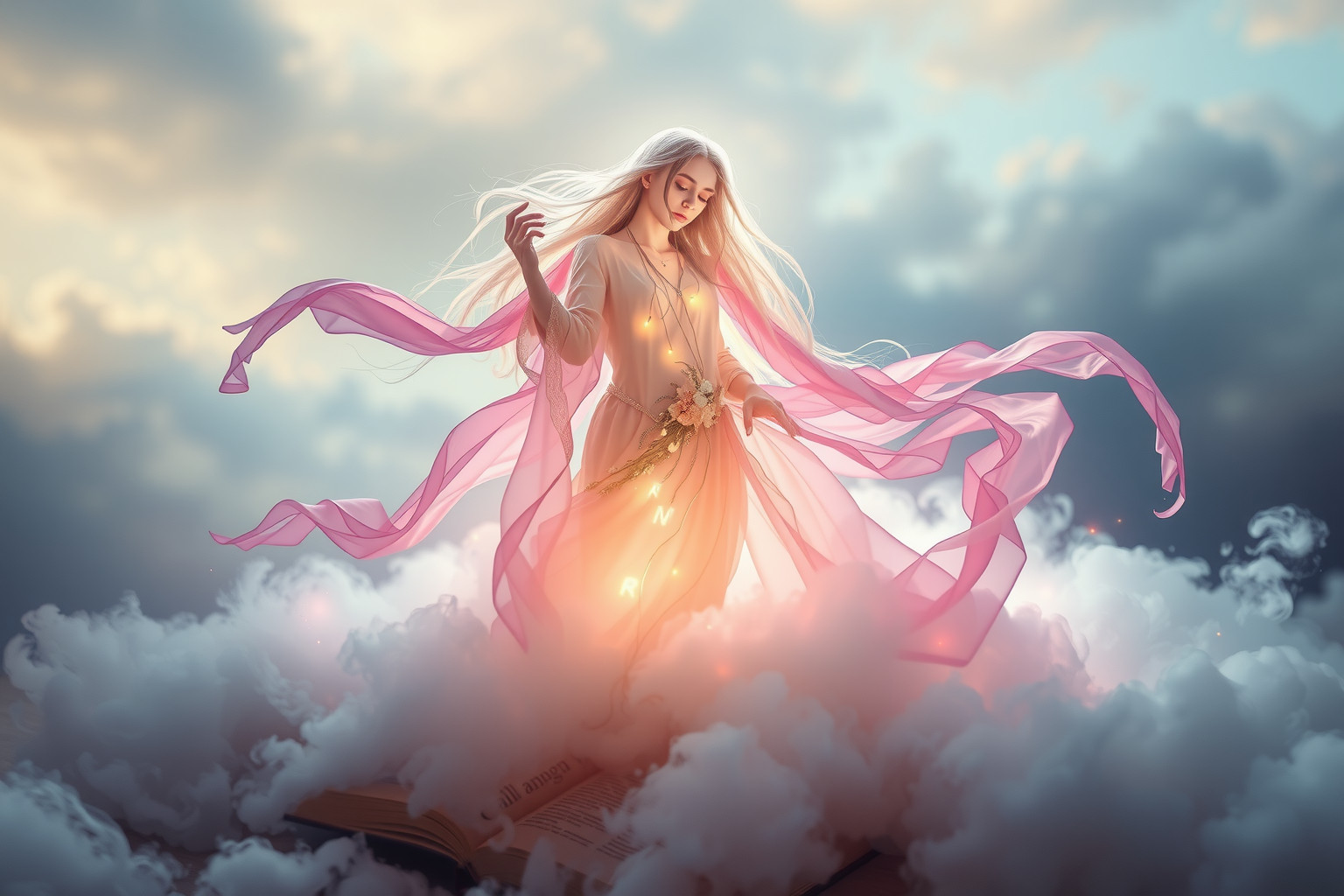 Sognare una musa che scrive simboleggia ispirazione creativa e comunicazione profonda.