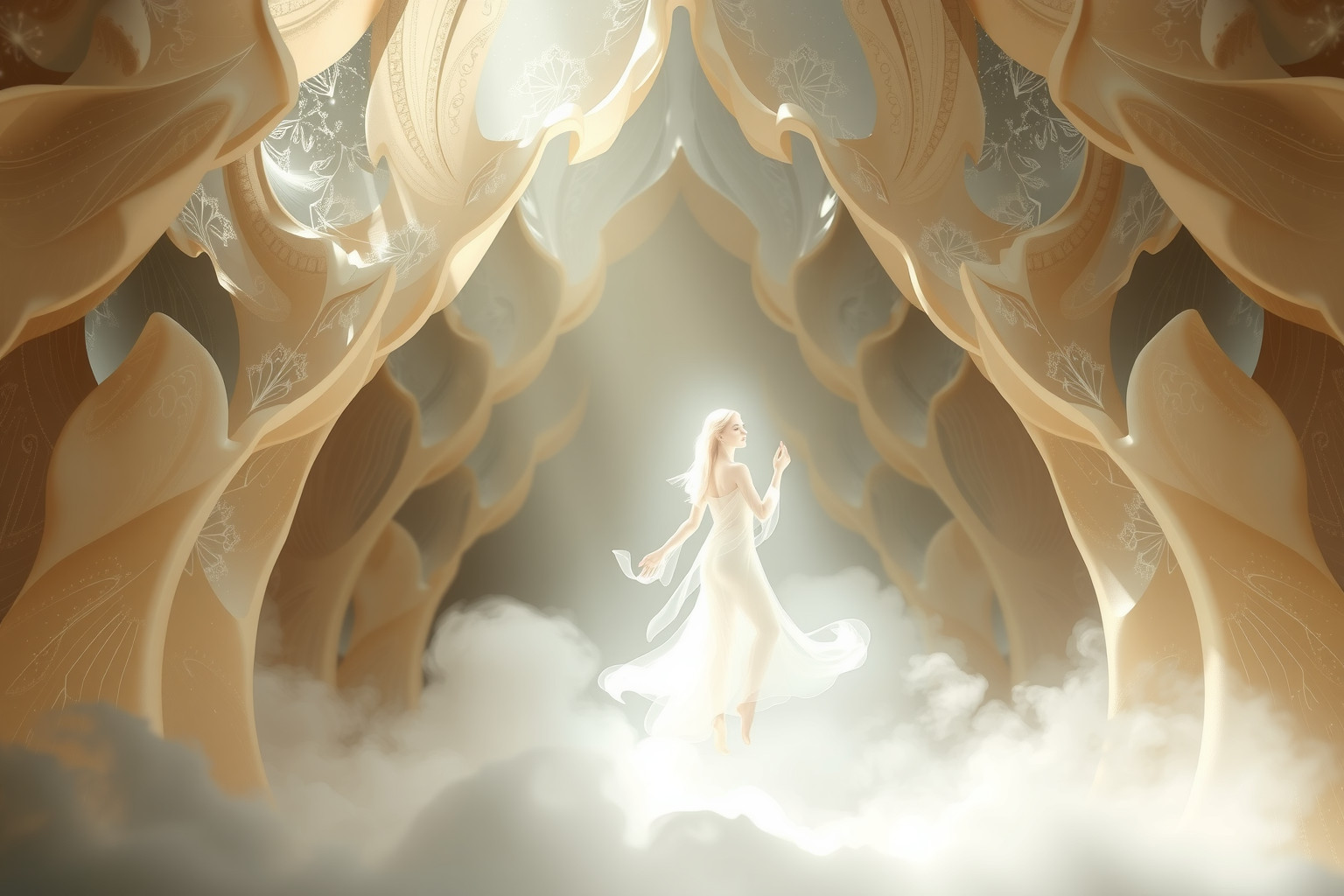 Sognare una musa in un tempio simboleggia ispirazione divina profonda.