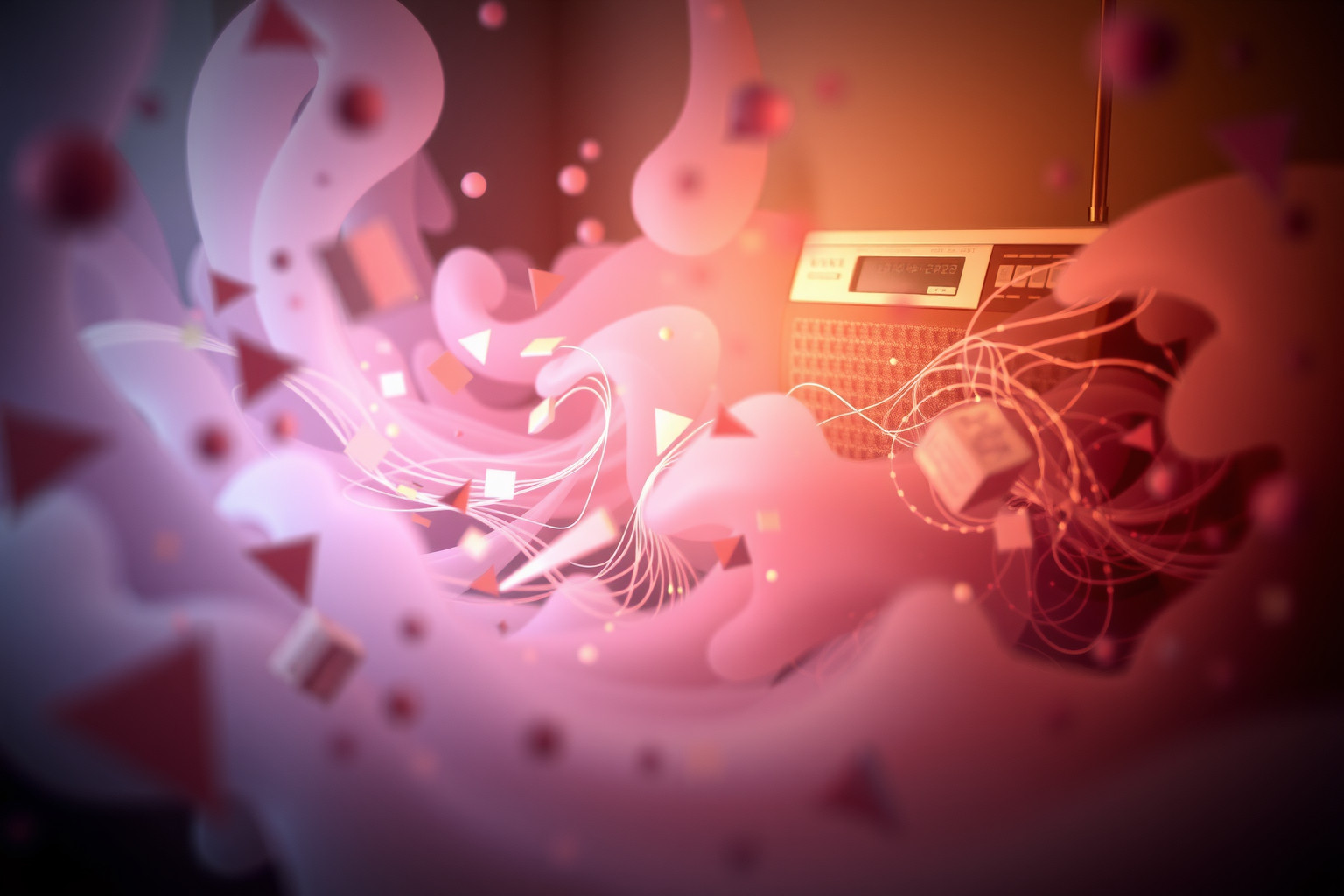 Sognare radio rumorosa simboleggia confusione mentale e comunicazione interrotta.