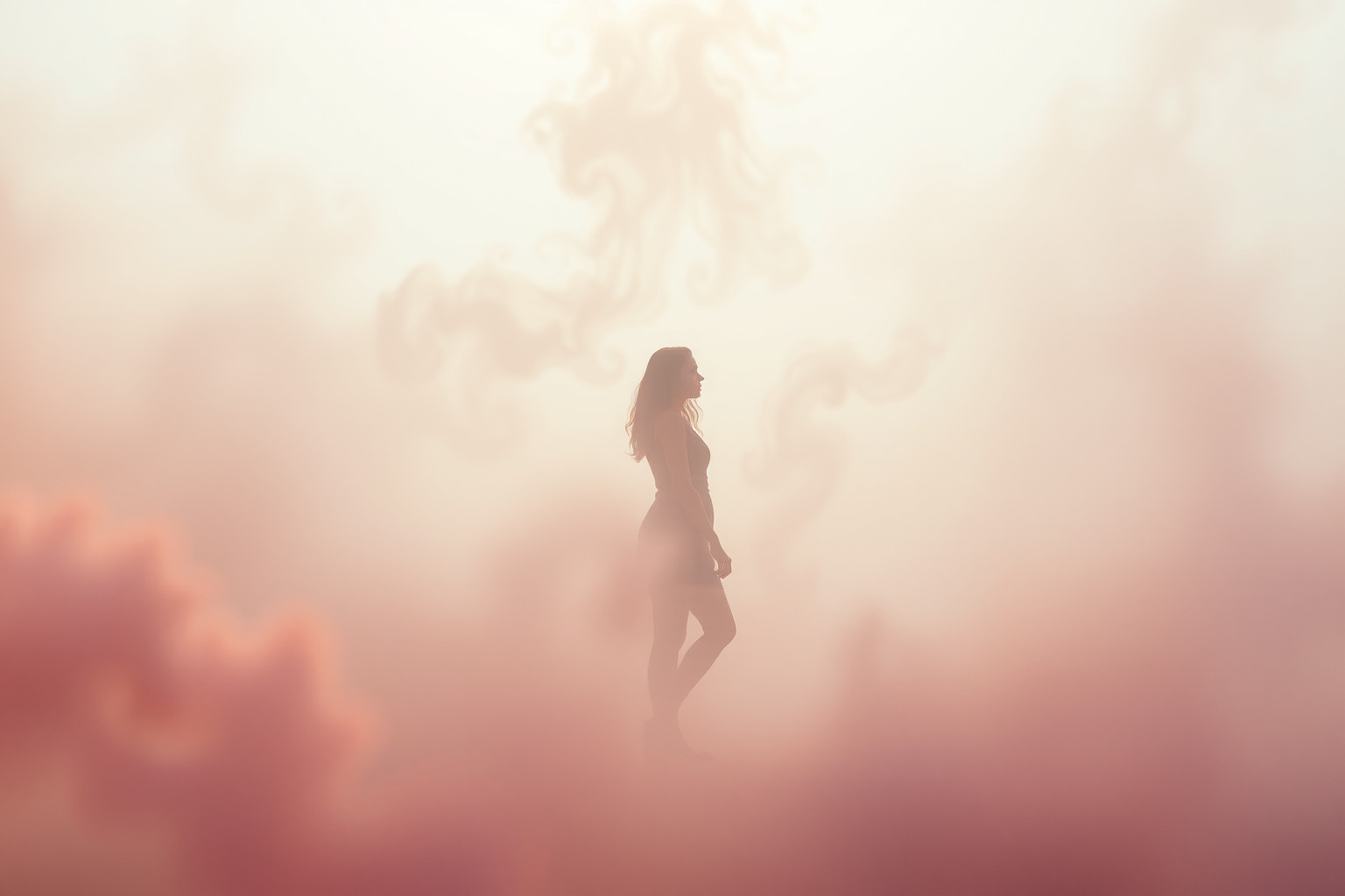 Sognare una sagoma in un paesaggio riflette desiderio di nuove prospettive.