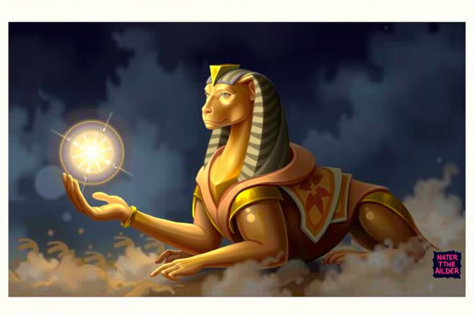 Sognare una sfinge che offre un dono simboleggia nuove opportunità.