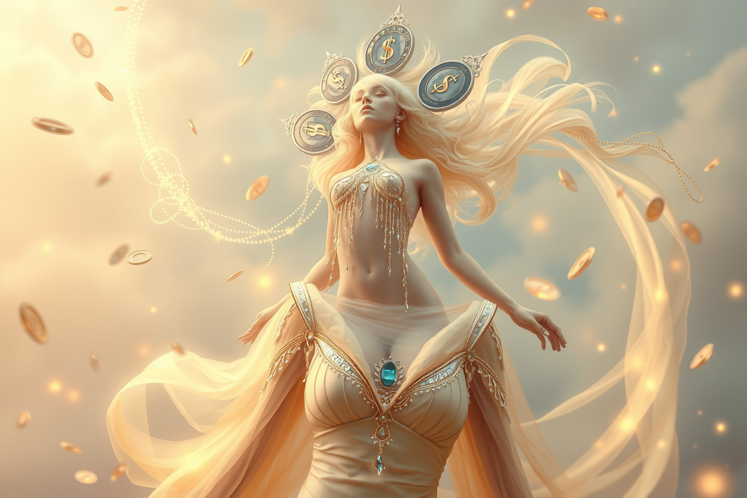 Sognare una sgualdrina ricca simboleggia desideri nascosti e potere.